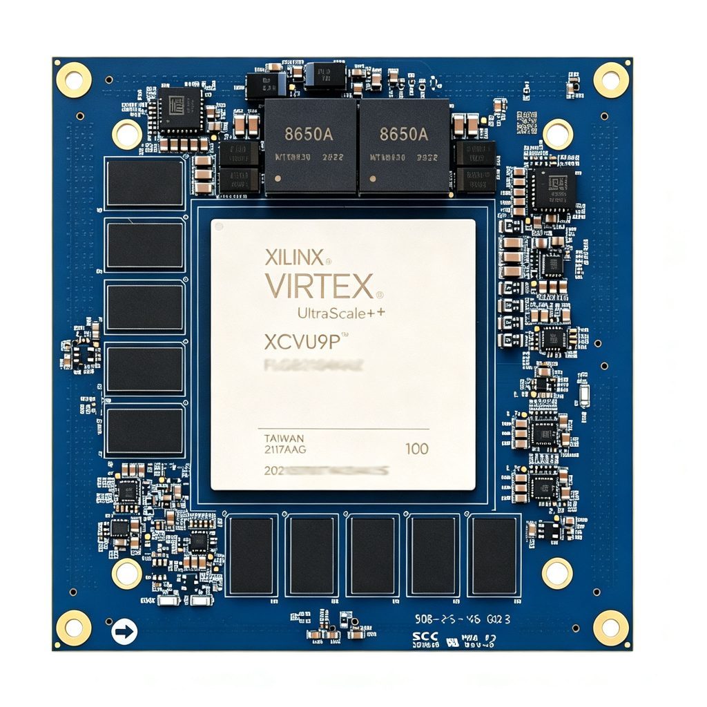 AMD Xilinx XCVU9P Virtex UltraScale+ FPGA Hochgeschwindigkeits-Glasfaser-SoM